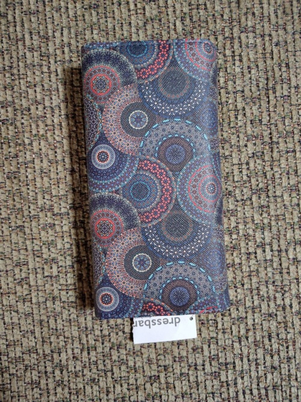WALLET WOMEN S NWT DRESS BARN PAISLEY PINK CHECKBOOK,RECEIPTS,COIN PURSE ZIP